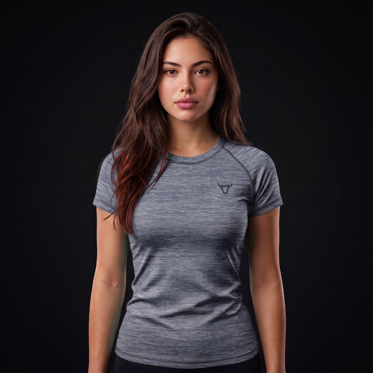 Toro Activa Women's Melange Raglan Tee - Grey TORO ACTIVA