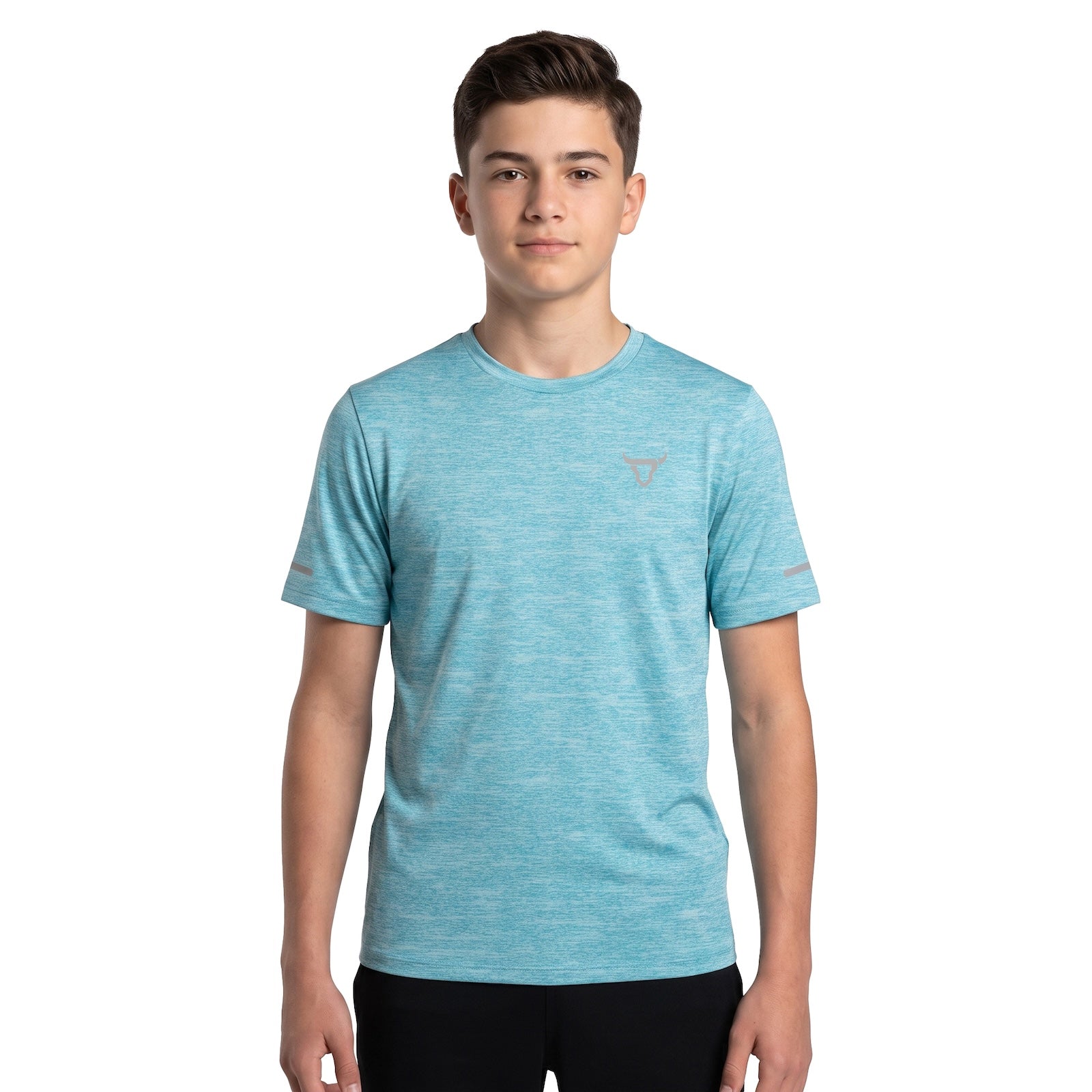 Toro Activa Youth Melange Performance Tee 3-Pack - Blue - detail