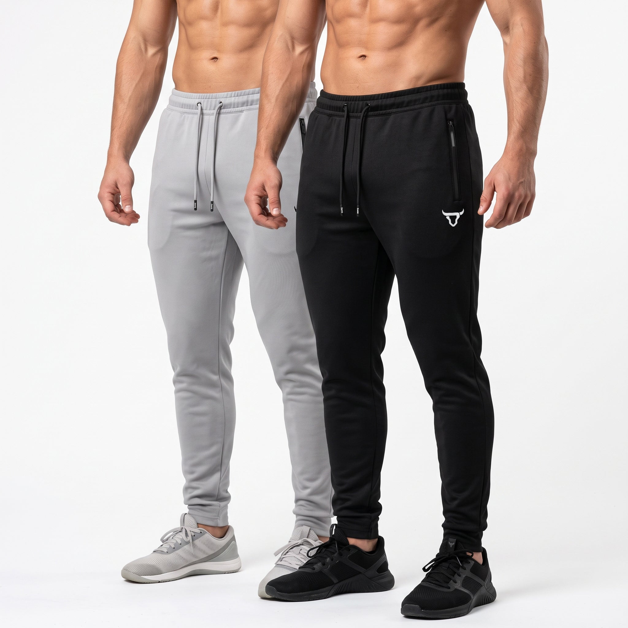 Toro Activa Men's Fleece Joggers Pack of 2 - Black & Grey TORO ACTIVA