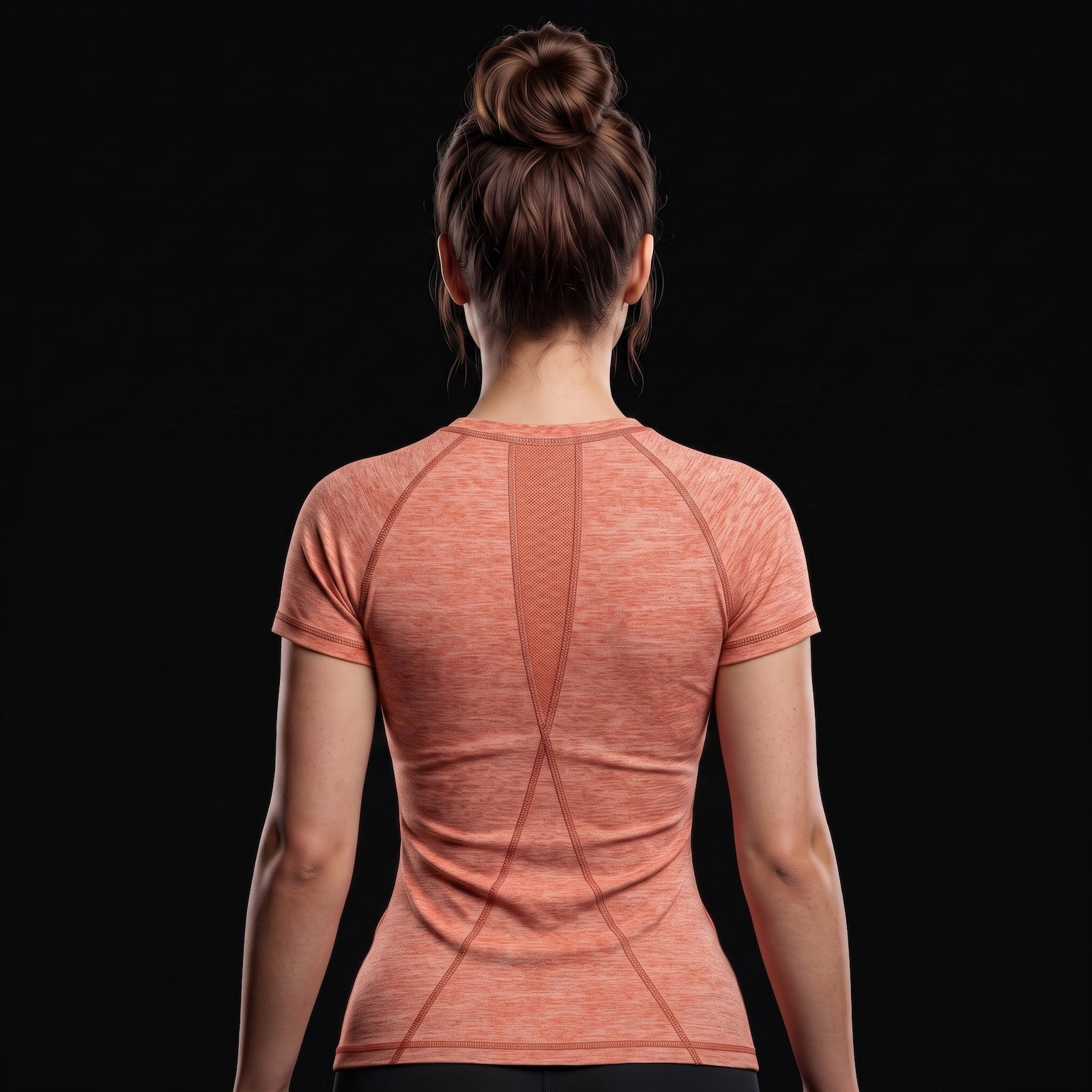Toro Activa Women's Melange Raglan Tee - Orange TORO ACTIVA
