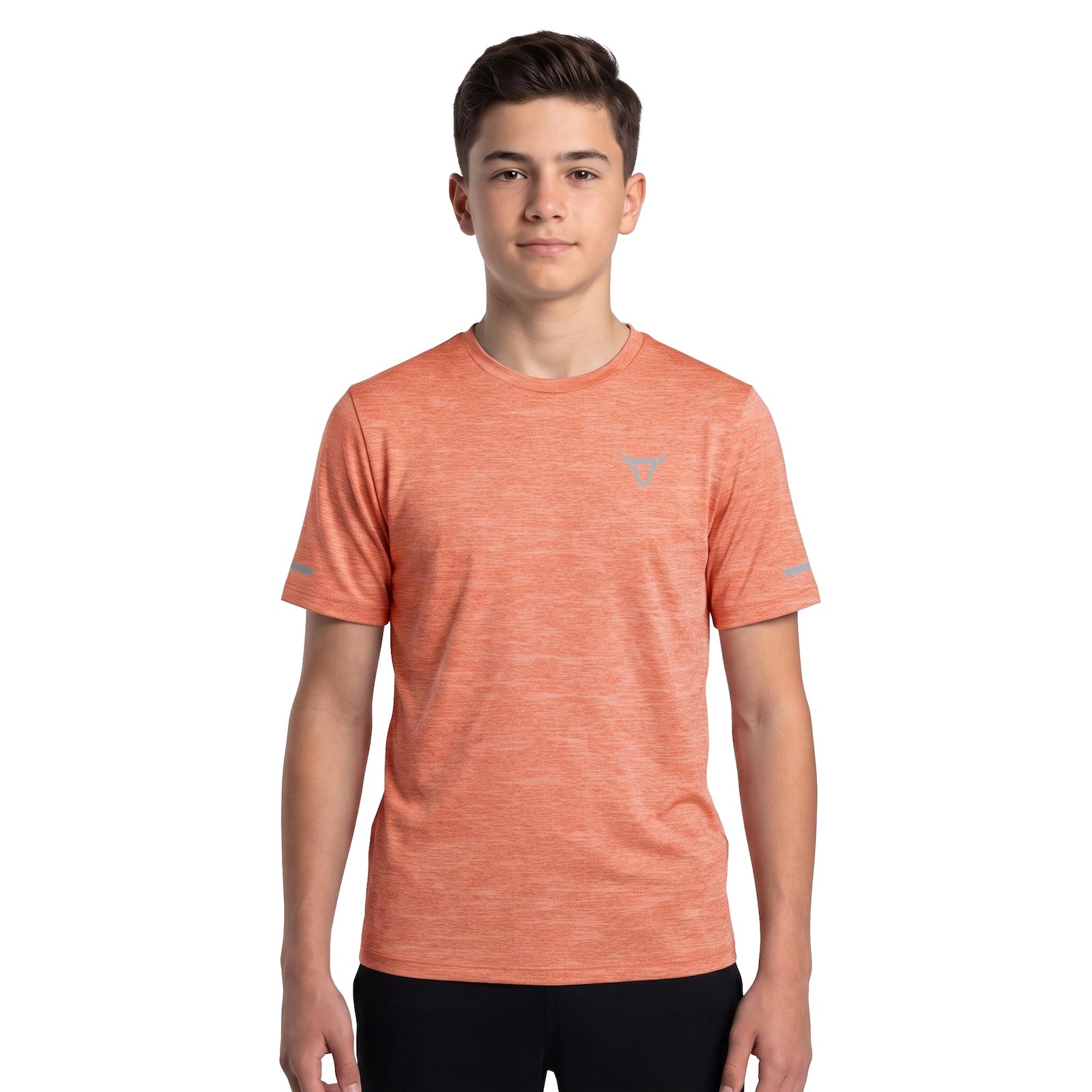 Toro Activa Youth Melange Performance Tee 3-Pack - Orange - detail