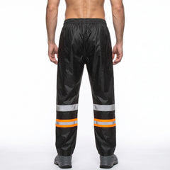 Hi Vis Waterproof Over Trousers - Orange/Black TORO ACTIVA