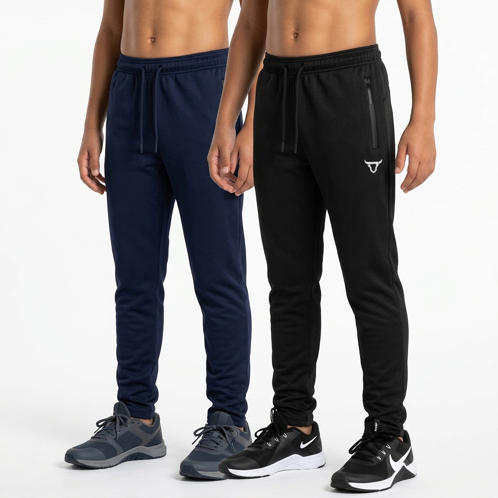 Toro Activa Youth Fleece Joggers Pack of 2 - Black & Navy TORO ACTIVA