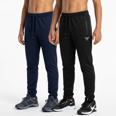 Toro Activa Youth Fleece Joggers Pack of 2 - Black & Navy TORO ACTIVA