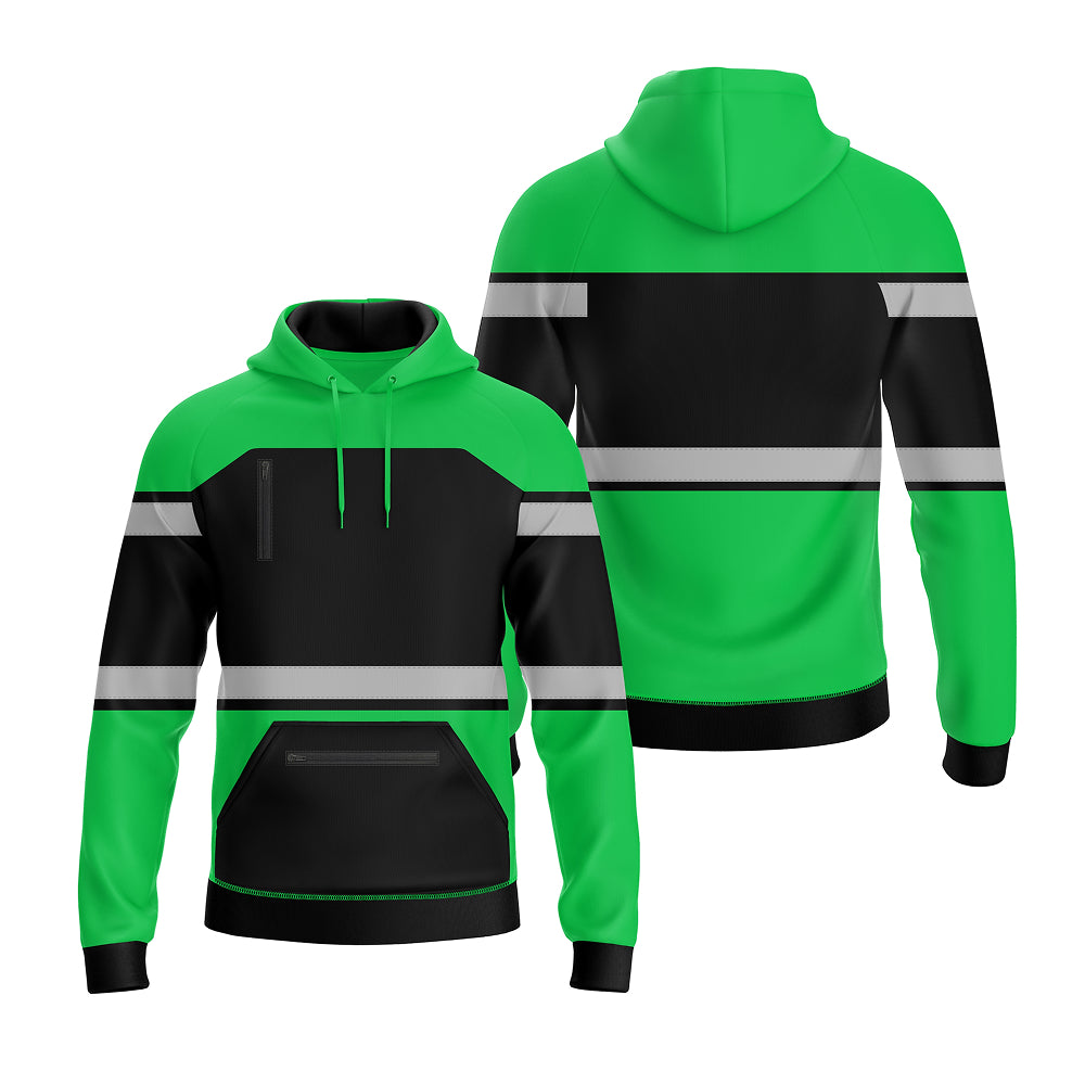Hi-Vis Work Hoodie 2003 | Fleece Workwear Pullover TORO ACTIVA