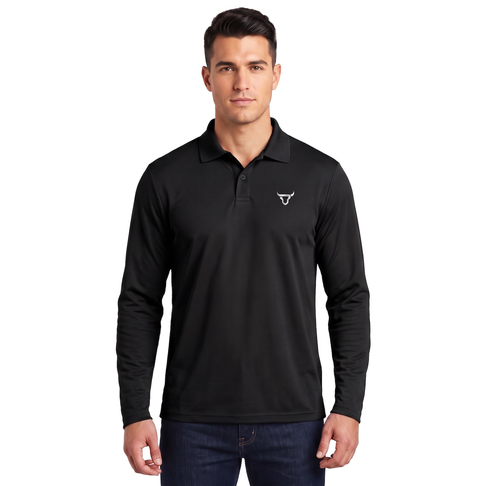 Toro Activa Performance Long Sleeve Polo 3-Pack - Black/Grey/Navy TORO ACTIVA