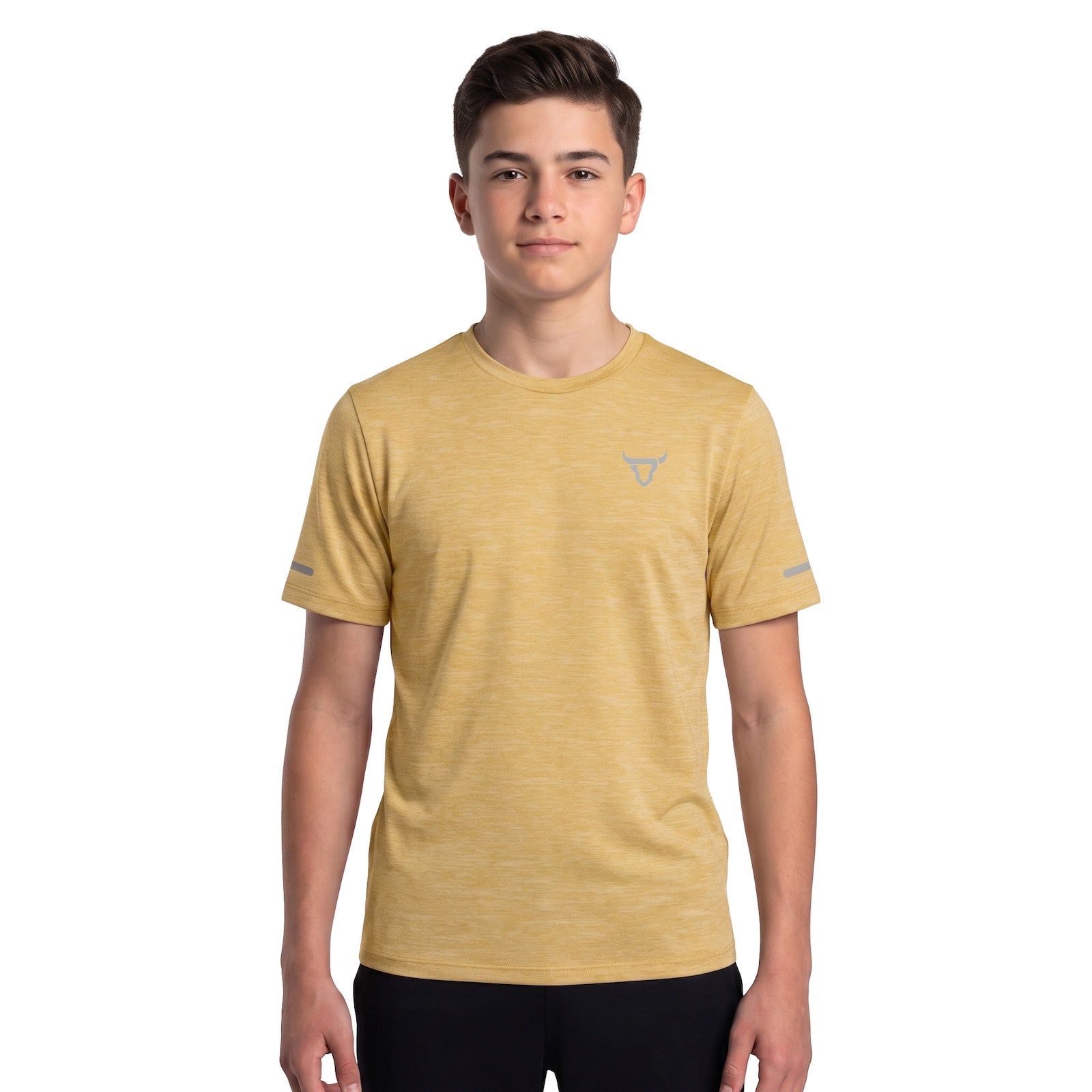 Toro Activa Youth Melange Performance Tee 3-Pack - Yellow - detail