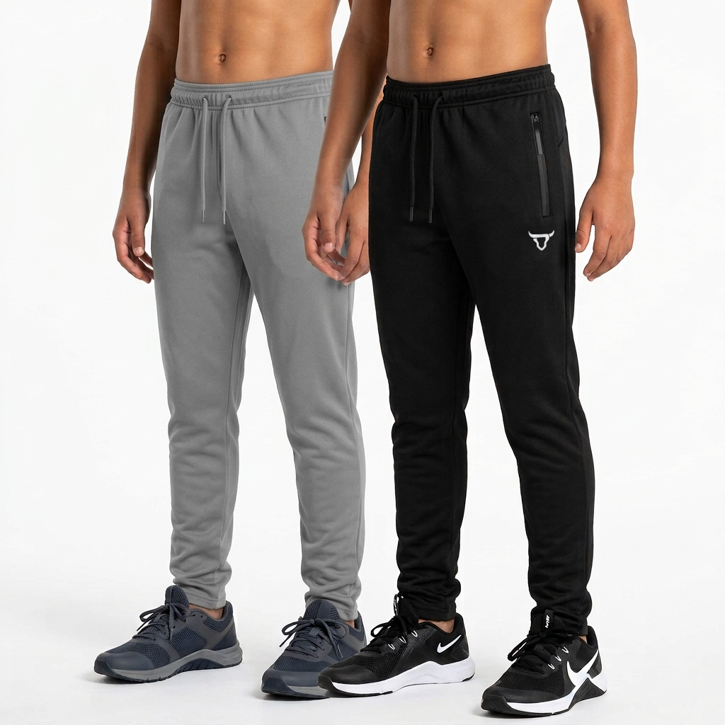 Toro Activa Youth Fleece Joggers Pack of 2 - Black & Grey TORO ACTIVA