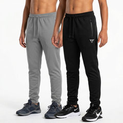 Toro Activa Youth Fleece Joggers Pack of 2 - Black & Grey TORO ACTIVA