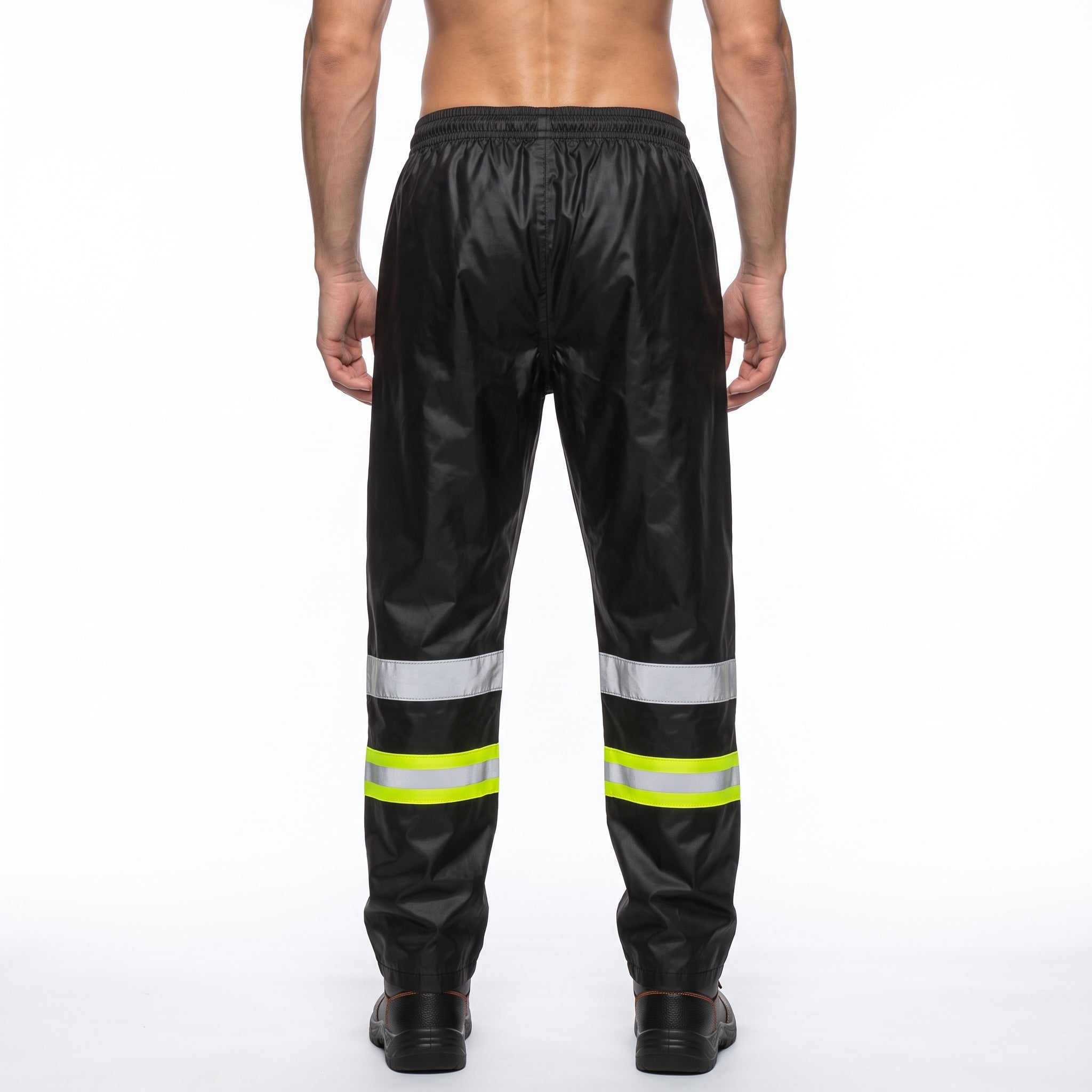 Hi Vis Waterproof Over Trousers - Yellow/Black TORO ACTIVA
