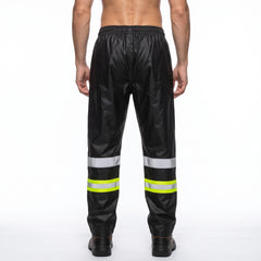 Hi Vis Waterproof Over Trousers - Yellow/Black TORO ACTIVA