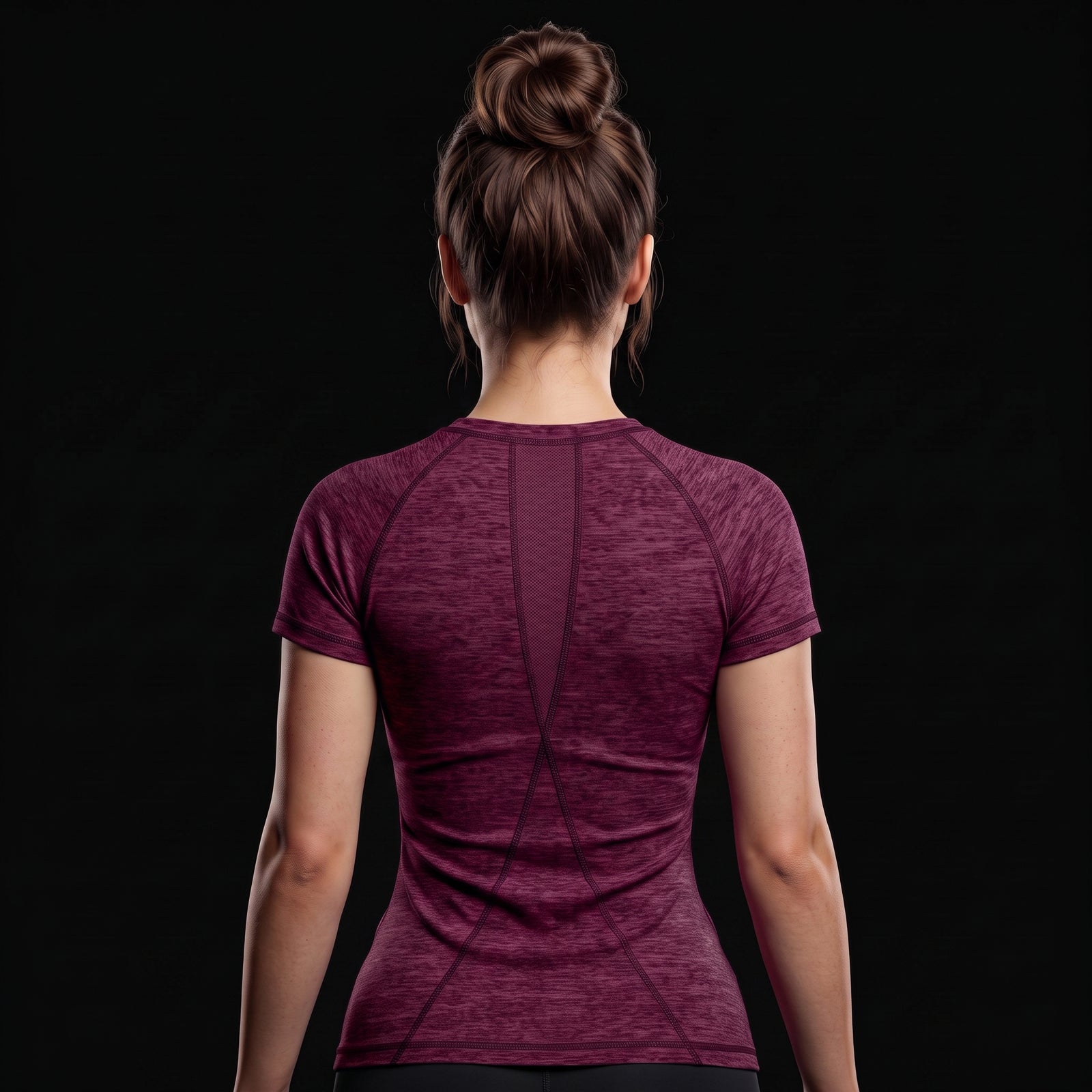 Toro Activa Women's Melange Raglan Tee - Maroon TORO ACTIVA