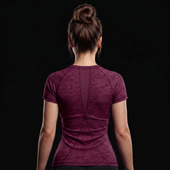 Toro Activa Women's Melange Raglan Tee - Maroon TORO ACTIVA