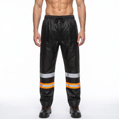 Hi Vis Waterproof Over Trousers - Orange/Black TORO ACTIVA