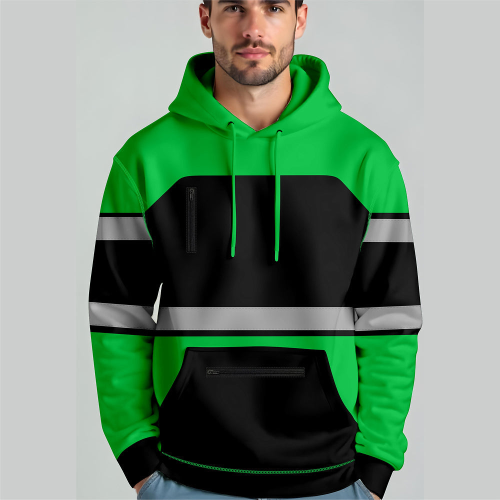 Hi-Vis Work Hoodie 2003 | Fleece Workwear Pullover TORO ACTIVA
