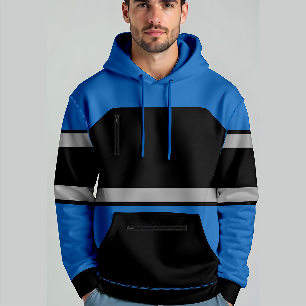 Hi-Vis Work Hoodie 2003 | Fleece Workwear Pullover TORO ACTIVA