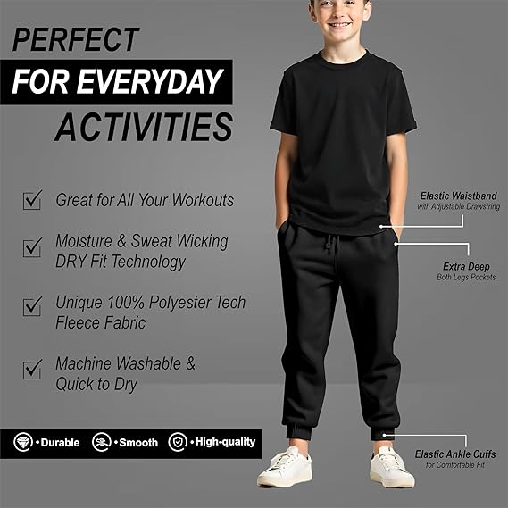 Toro Activa Kids Cuffed Bottoms Jogging Trouser TORO ACTIVA