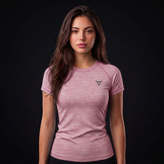 Toro Activa Women's Melange Raglan Tee - Pink TORO ACTIVA
