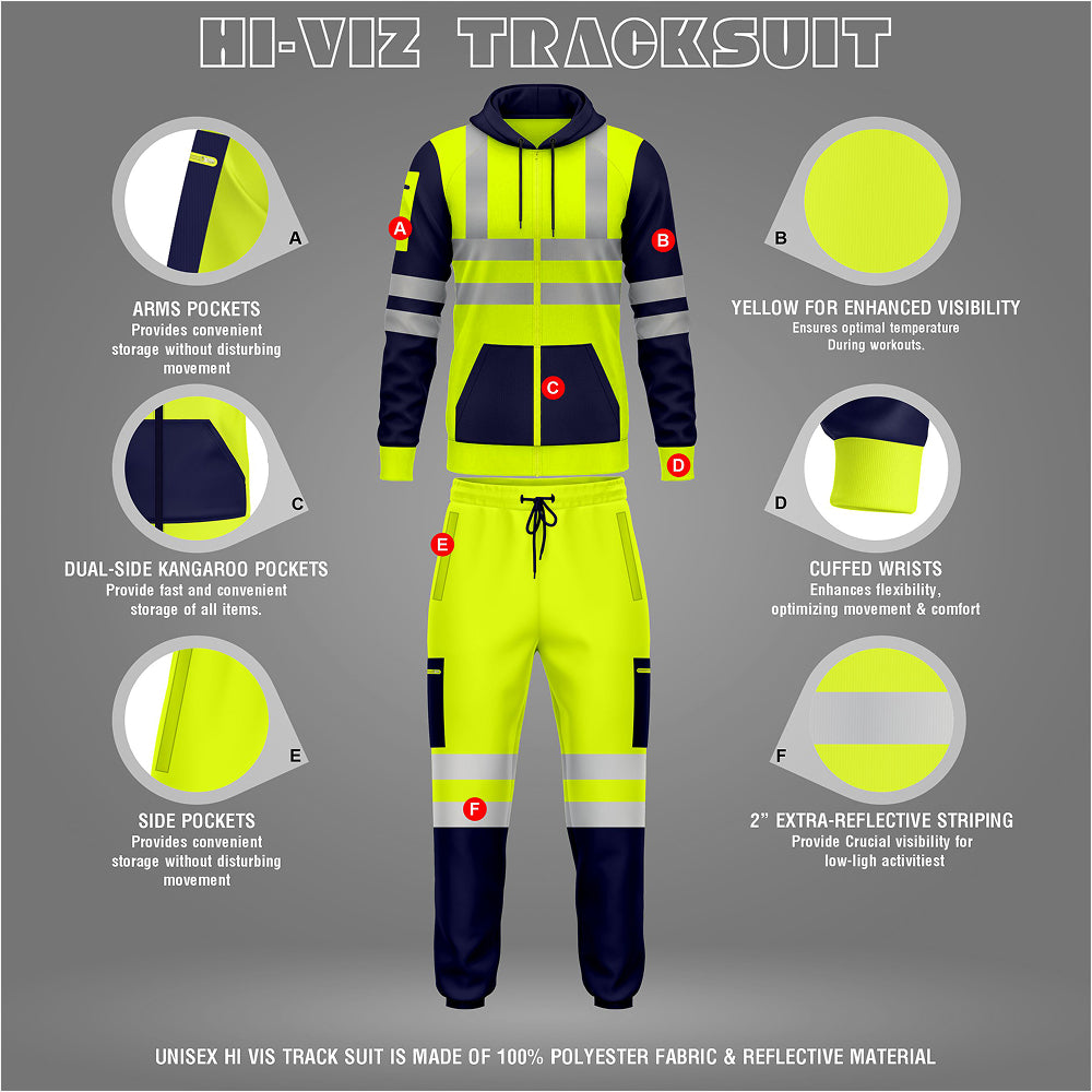 Toro Activa Hi-Vis Pullover Tracksuit - TS11 TORO ACTIVA