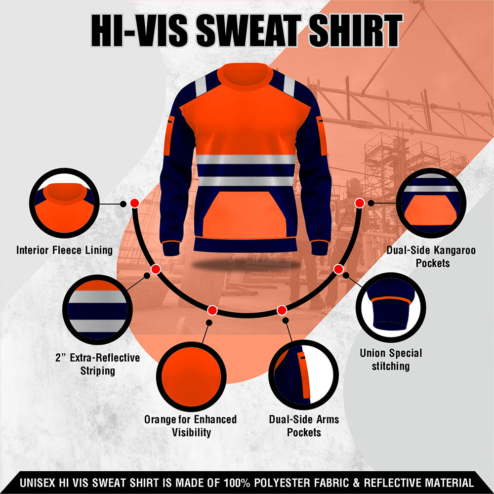 Toro Activa Workwear Hi-Vis Sweatshirt S101 TORO ACTIVA