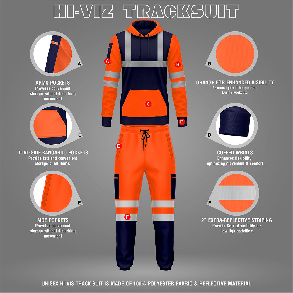 Toro Activa Hi-Vis Pullover Tracksuit - TS09 TORO ACTIVA