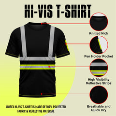 Toro Activa Hi-Vis Workwear TShirt T104 TORO ACTIVA