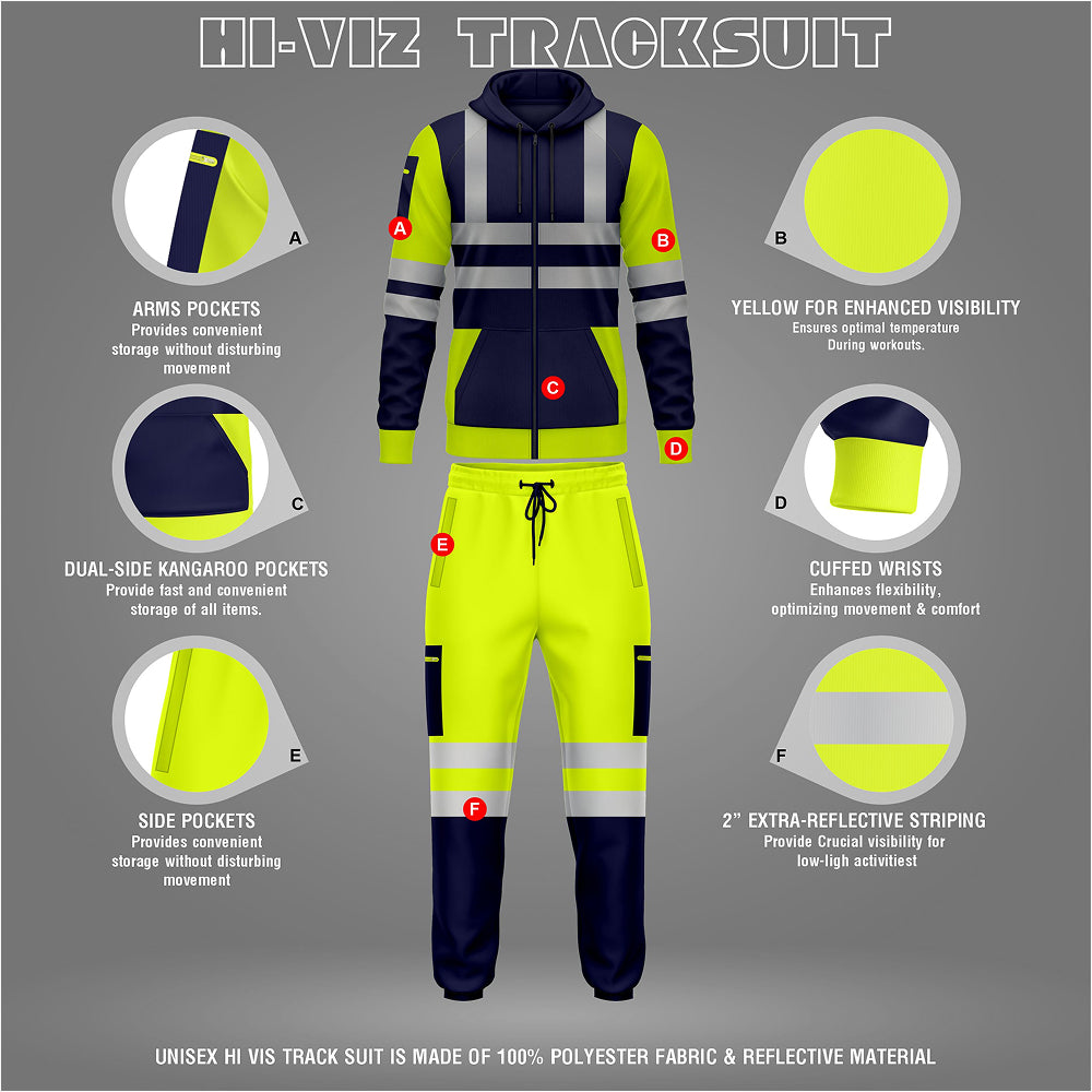 Toro Activa Hi-Vis Pullover Tracksuit - TS12 TORO ACTIVA