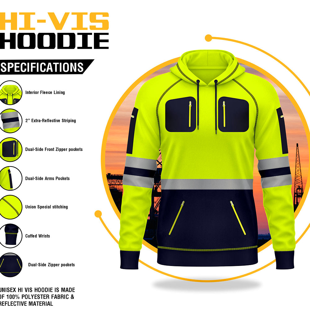 Toro activa Essential Hi-Vis Fleece Hoodie 2 TORO ACTIVA