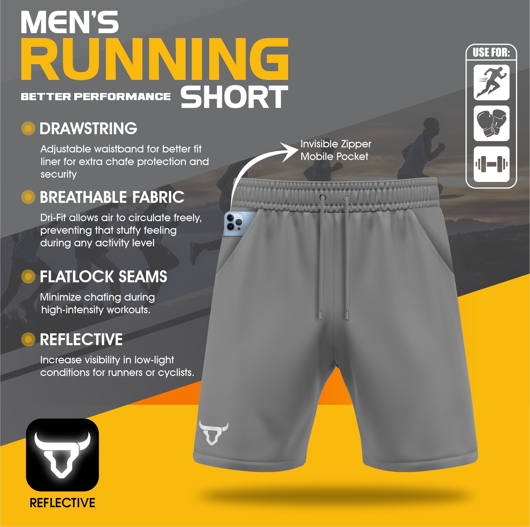 Toro Activa Essential Running Shorts - 2 Colour Set TORO ACTIVA
