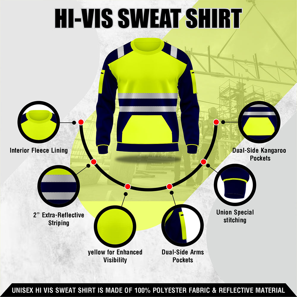 Toro Activa Workwear Hi-Vis Sweatshirt S101 TORO ACTIVA