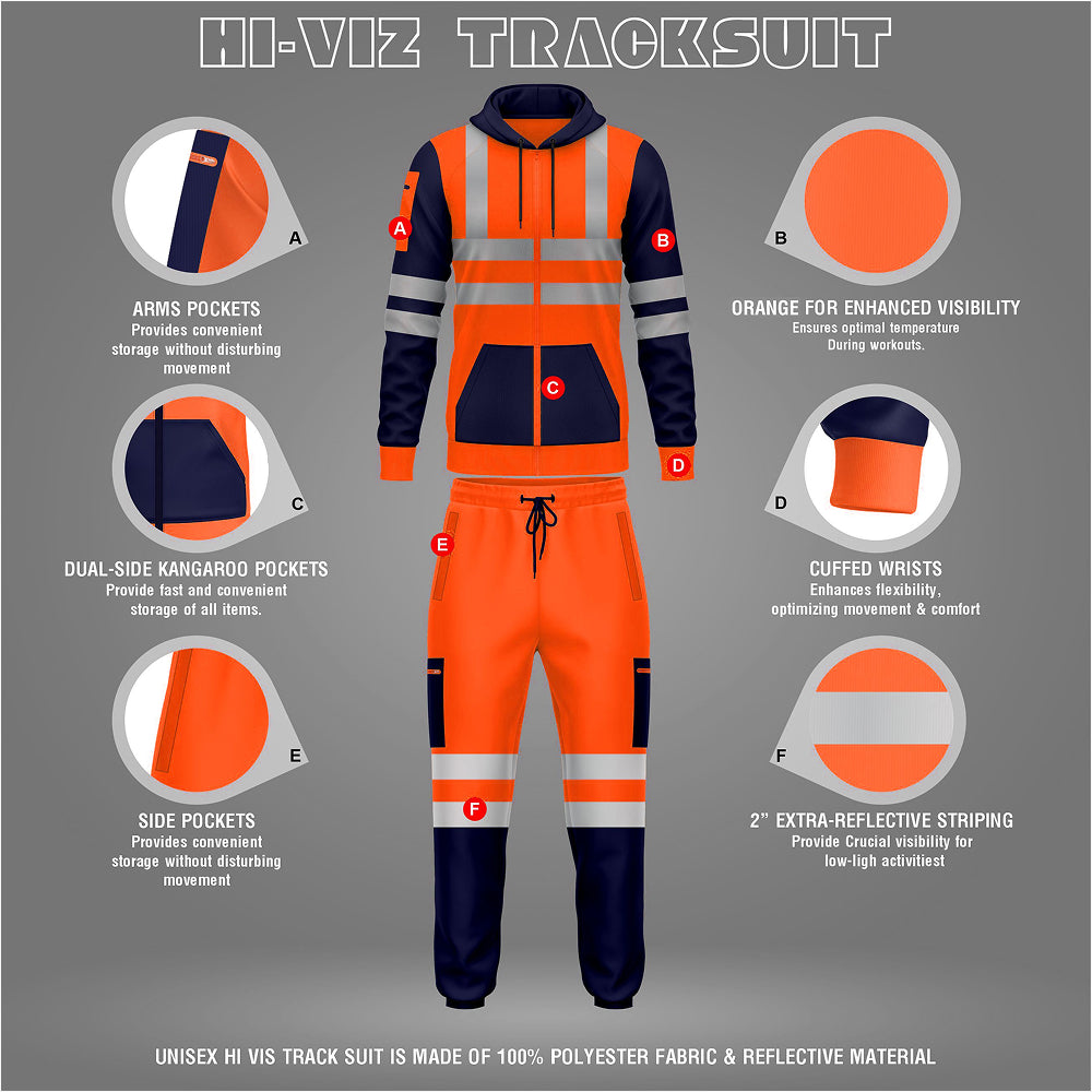 Toro Activa Hi-Vis Pullover Tracksuit - TS11 TORO ACTIVA