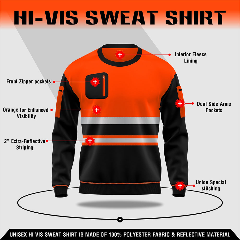 Hi-Vis Work Sweatshirt S103 | Workwear TORO ACTIVA
