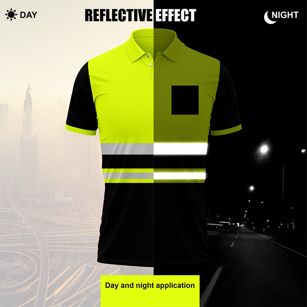Toro Activa High Visibility Safety Work Wear Short Sleeve Polo Shirt P103 TORO ACTIVA