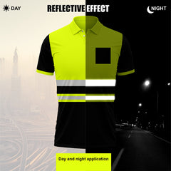 Hi Vis Polo Shirt P103 — Yellow or Orange Short Sleeve | Class 2 Yellow Black TORO ACTIVA