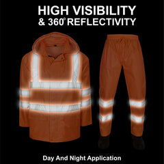 Toro Activa Lightweight Hi-Vis Rainsuit - RS105 TORO ACTIVA