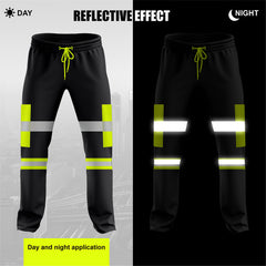 Toro Activa Workwear Fleece Joggers TR104 -Yellow/Black 2XL TORO ACTIVA