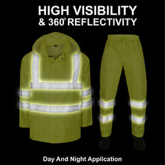 Toro Activa Lightweight Hi-Vis Rainsuit - RS105 TORO ACTIVA