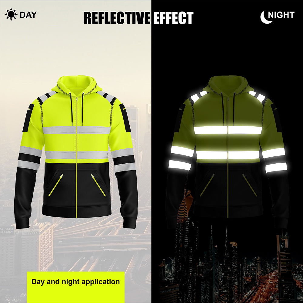 Toro Activa Pullover Fleece Hi-Vis Full Zip Hoodie 8 TORO ACTIVA