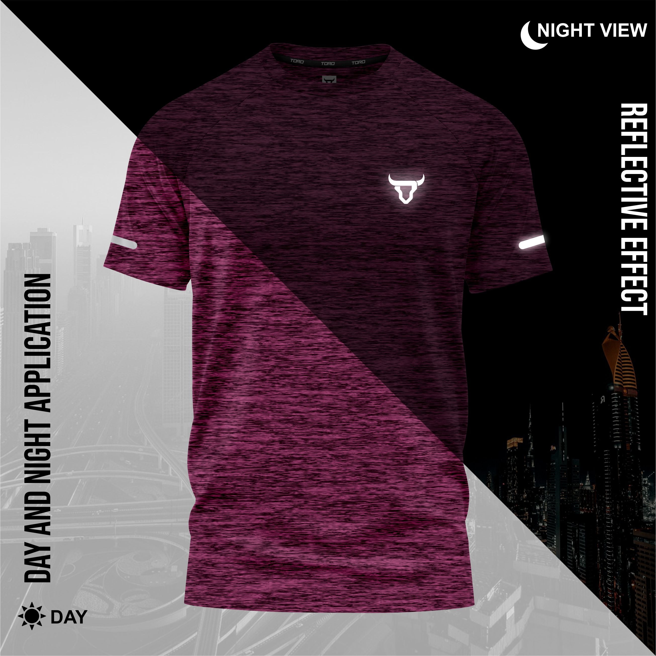 Toro Activa Performance Shirt - Grey/Red/Teal - Pack of 3 TORO ACTIVA