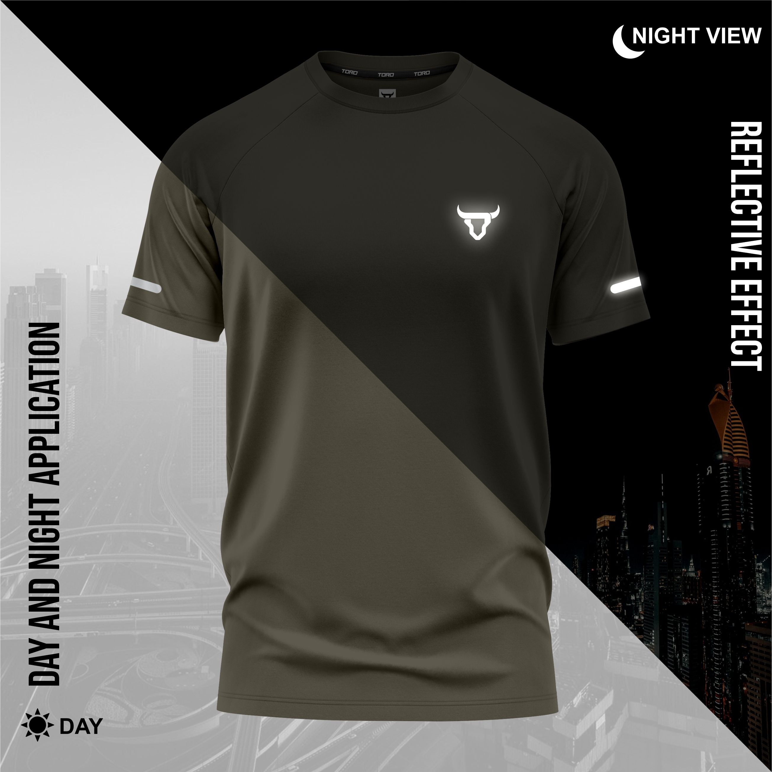 Toro Activa Performance Shirt - Red/Black/Olive - Pack of 3 TORO ACTIVA