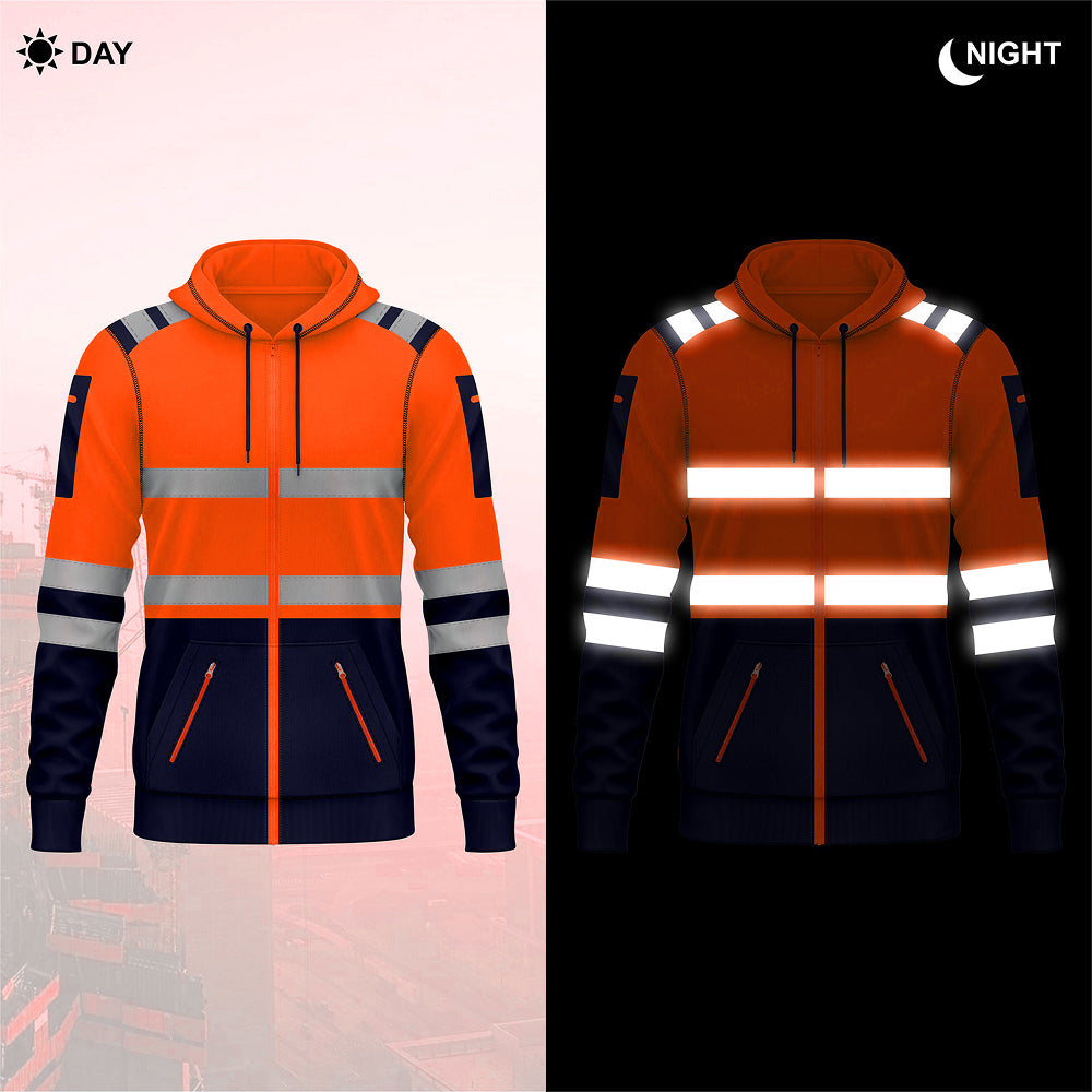 Toro Activa Pullover Fleece Hi-Vis Full Zip Hoodie 8 TORO ACTIVA