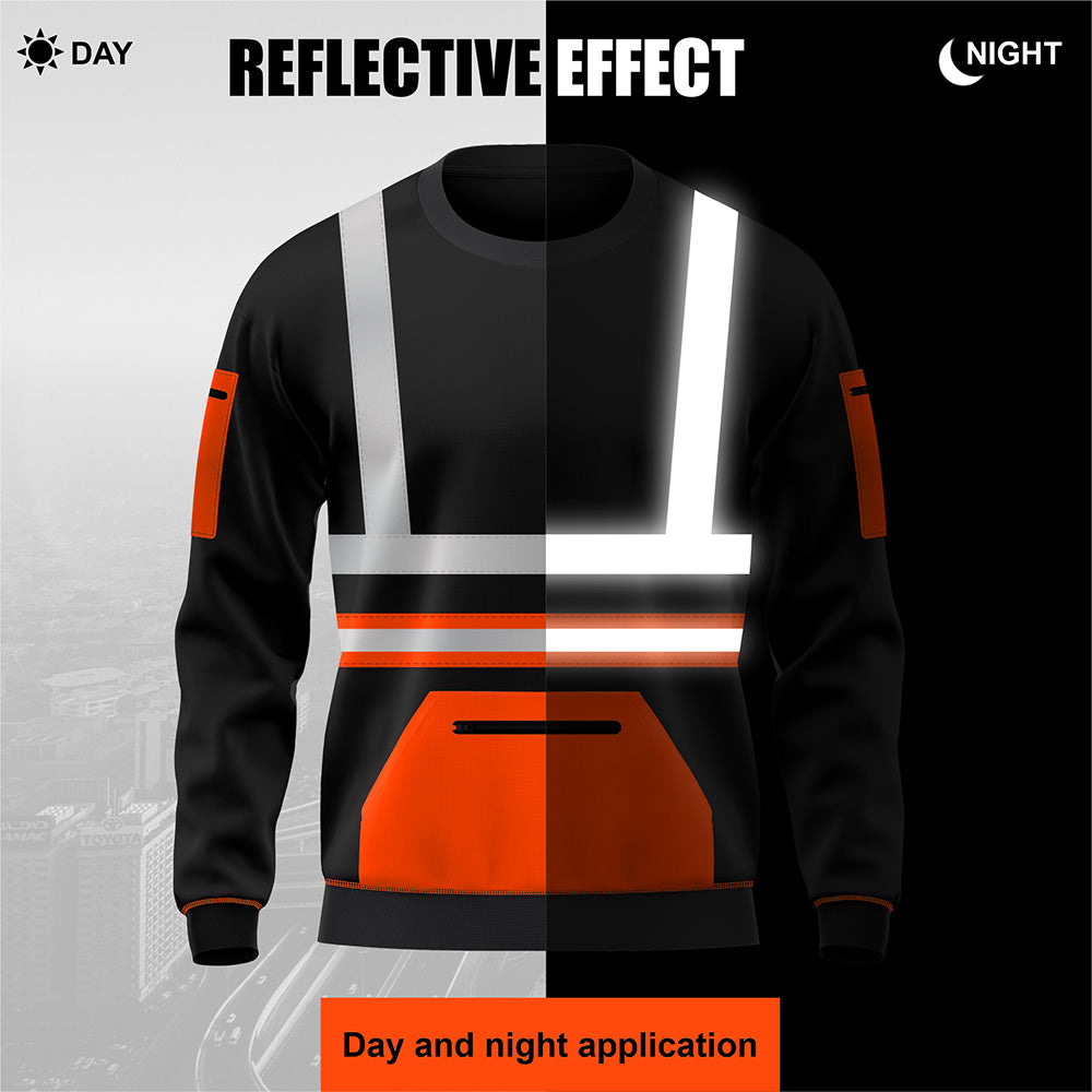 Toro Activa Workwear Hi-Vis Fleece Sweatshirt S104 TORO ACTIVA