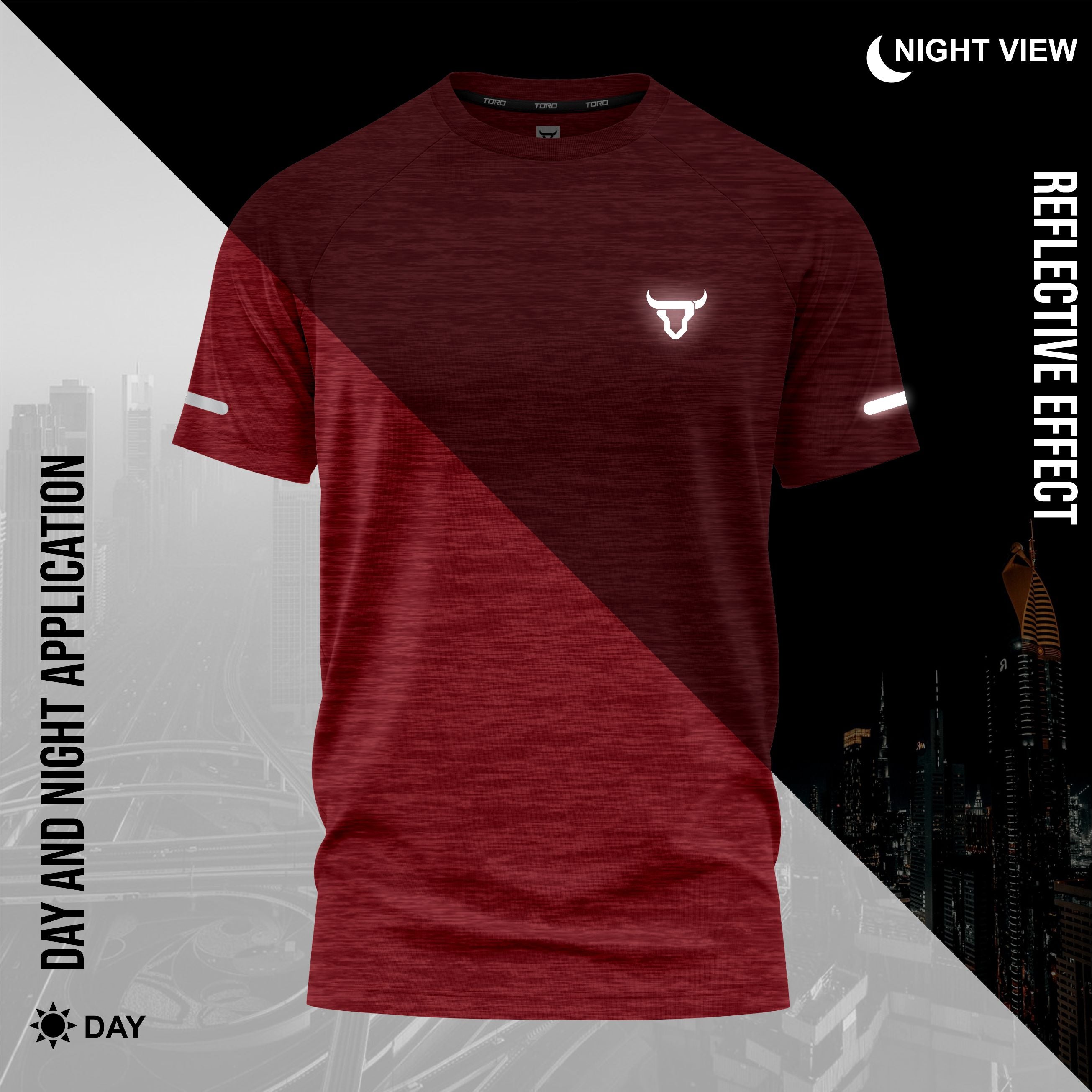 Toro Activa Performance Shirt - Red/Black/Olive - Pack of 3 TORO ACTIVA