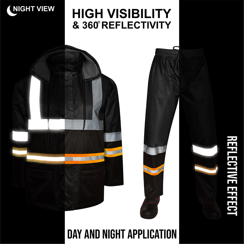 Toro Activa Lightweight Hi-Vis Rainsuit - RS104 TORO ACTIVA