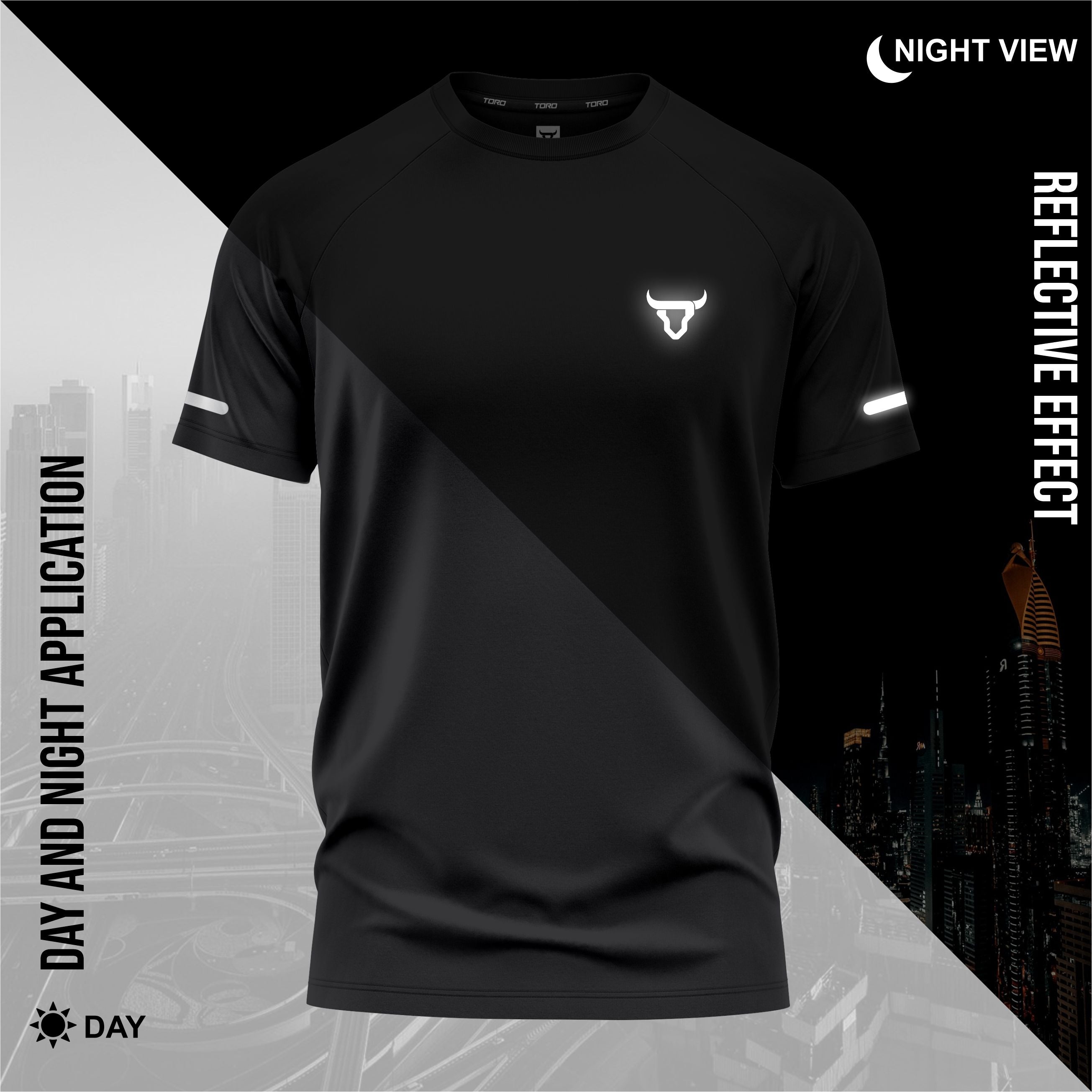 Toro Activa Performance Shirt - Black - Pack of 3 TORO ACTIVA
