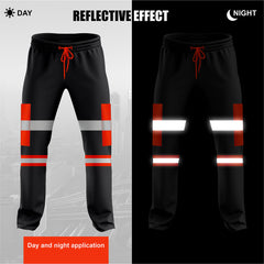 Toro Activa Workwear Fleece Joggers TR104 - Orange/Black 2XL TORO ACTIVA