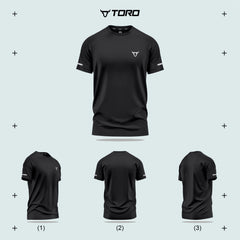 Toro Activa Performance Shirt - Black - Pack of 3 TORO ACTIVA