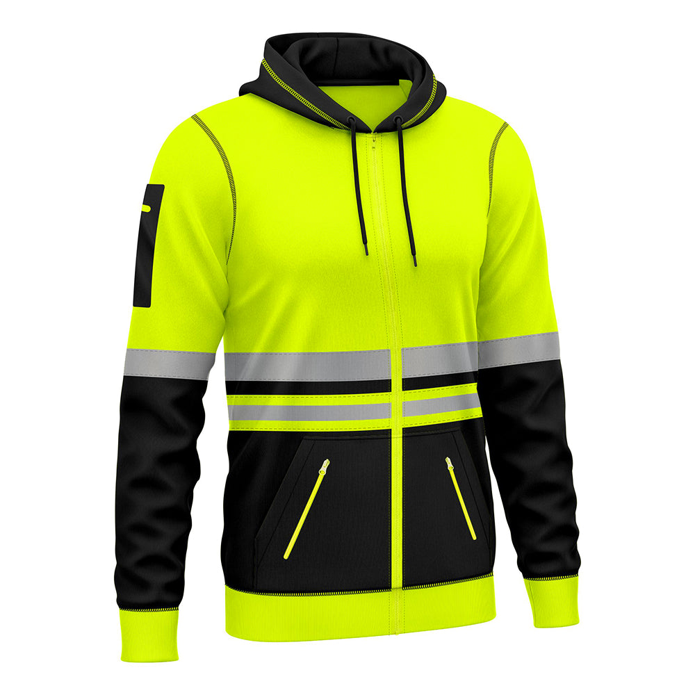 Toro Activa Hi-Vis Fleece pullover zipper Hoodie 1015 TORO ACTIVA
