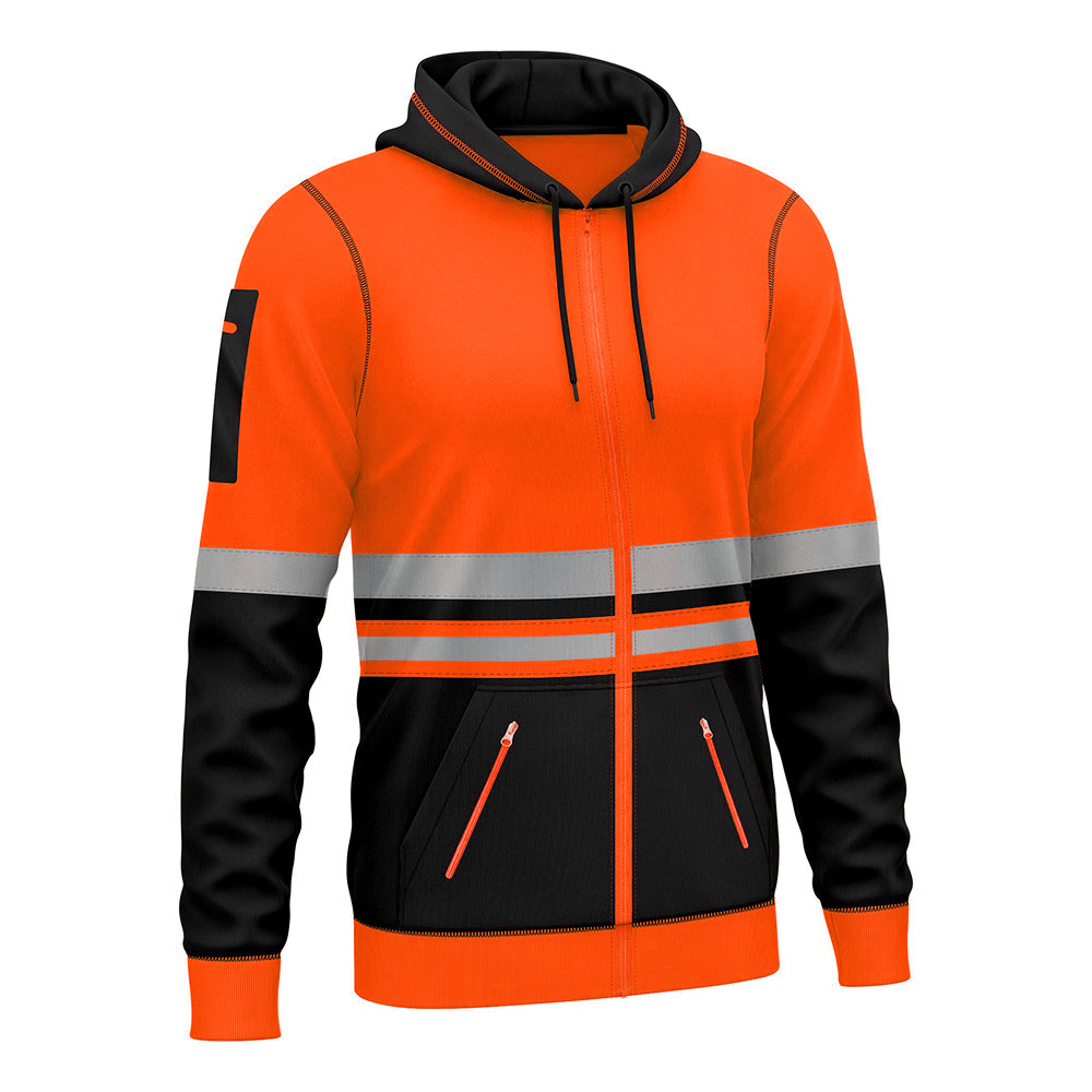 Toro Activa Hi-Vis Fleece pullover zipper Hoodie 1015 TORO ACTIVA