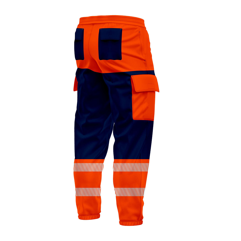 Toro Activa Workwear Fleece Joggers TR107 - Orange/Navy TORO ACTIVA